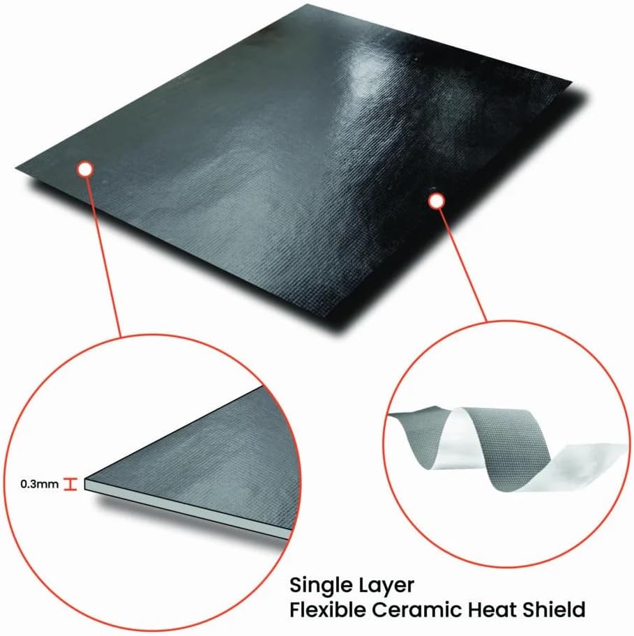 ZircoFlex® FOIL Ultra-Thin Heat Shielding Ceramic Foil | Flexible Aluminium Backed Thermal Barrier | Self-Adhesive